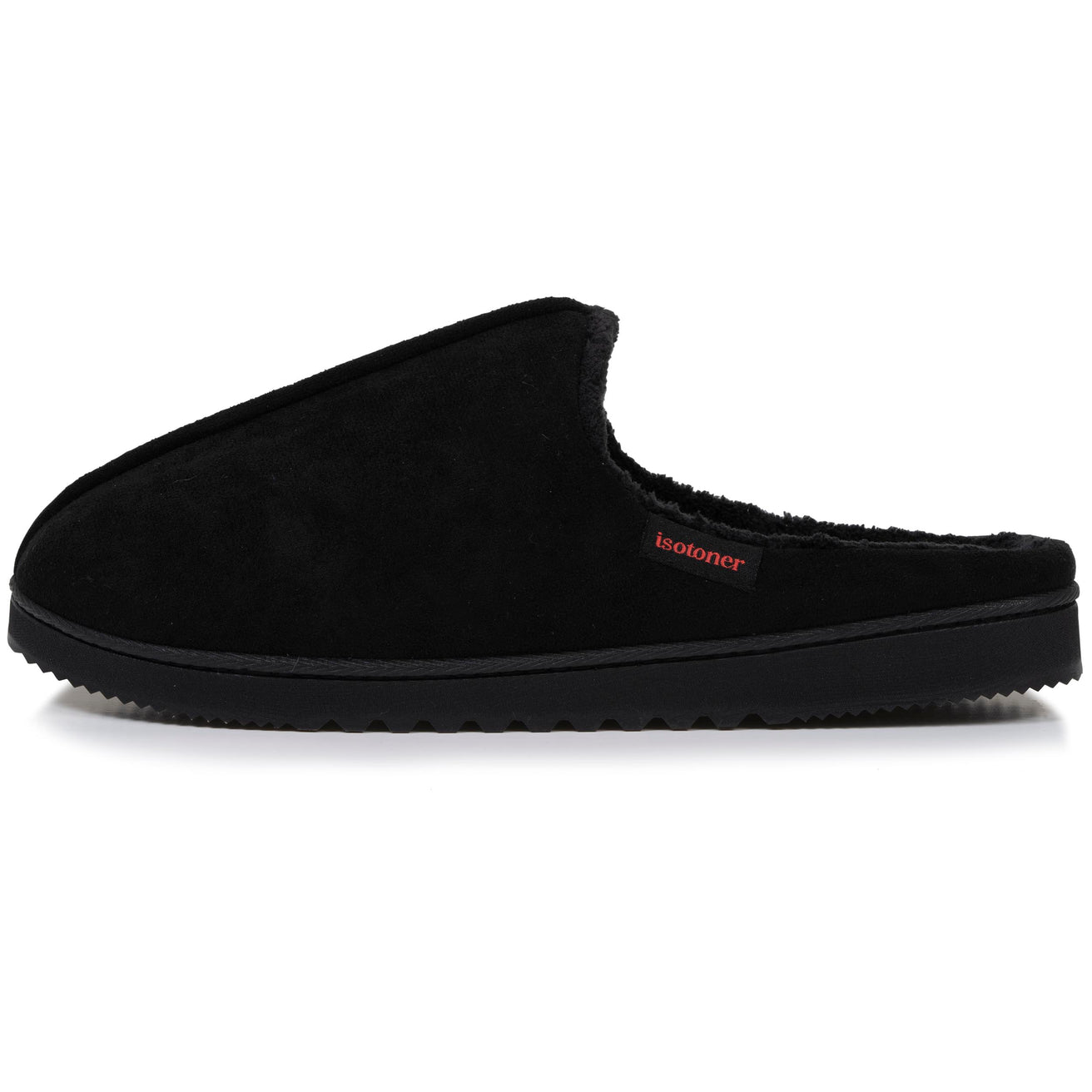 Chaussons mules Homme Noir crantée
