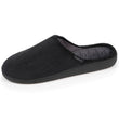 Chaussons mules Homme Noir imprimé