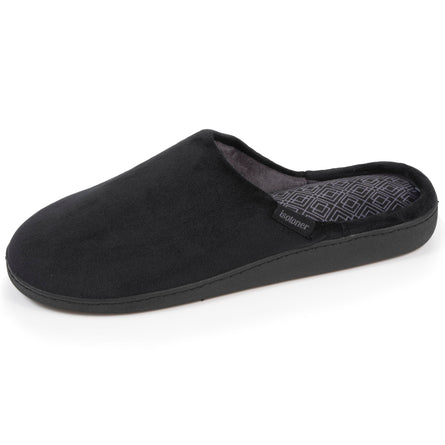 Chaussons mules Homme Noir imprimé - Isotoner