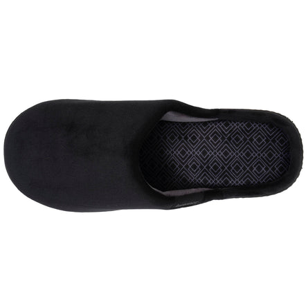 Chaussons mules Homme Noir imprimé - Isotoner