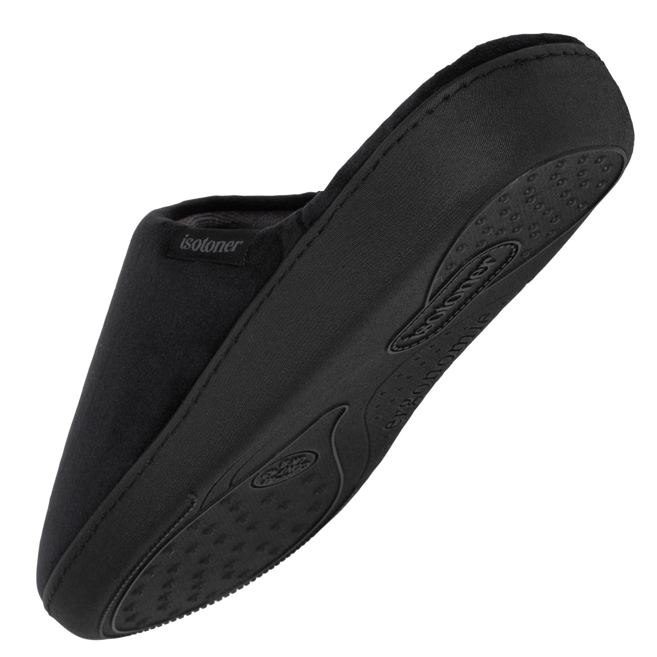 Chaussons mules Homme Noir imprimé