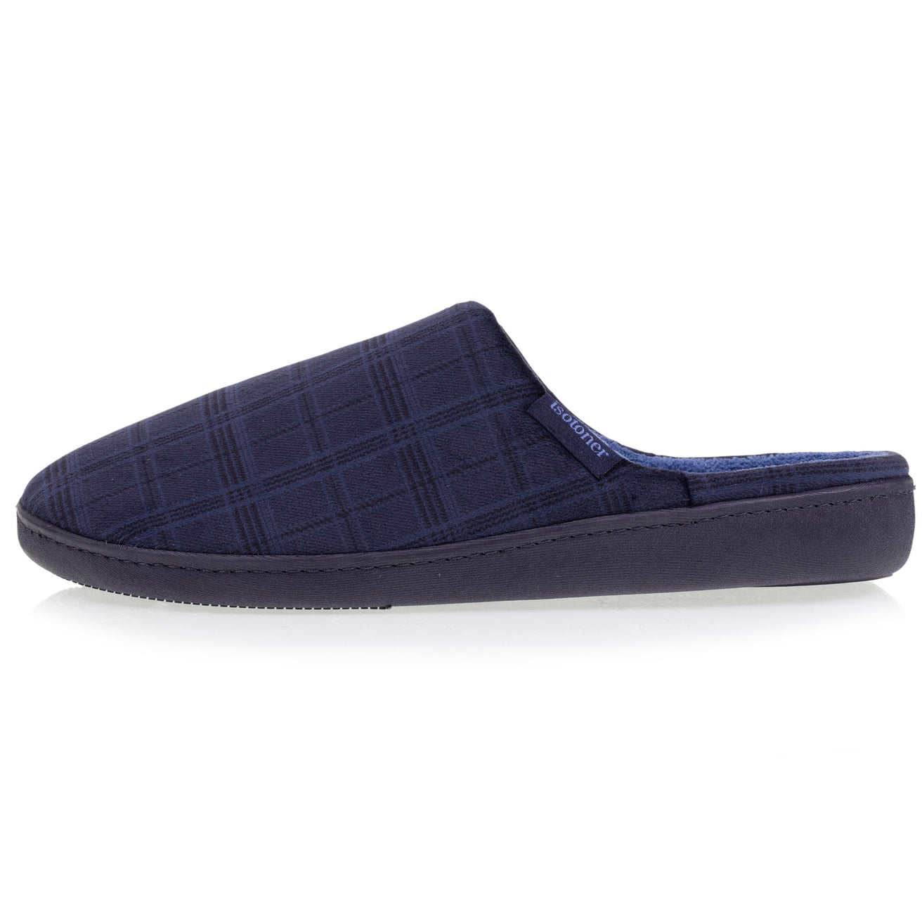 Chaussons mules Homme Prince de Galles Marine
