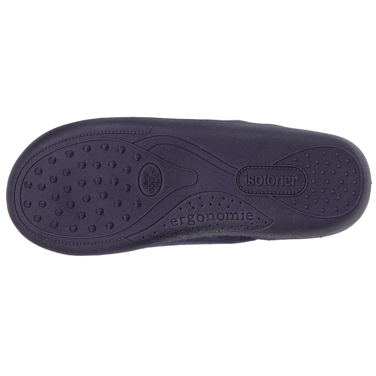 Chaussons mules Homme Prince de Galles Marine