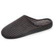 Chaussons mules Homme Rayures gris/bleu