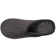 Chaussons mules Homme Rayures gris/bleu