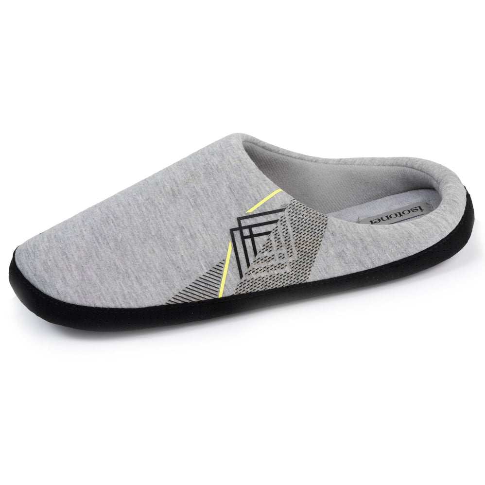 Chaussons mules Homme jersey Gris foncé - Isotoner