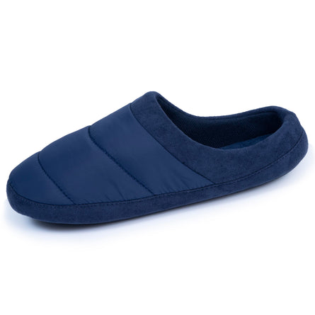 Chaussons mules Homme maille stretch Marine - Isotoner