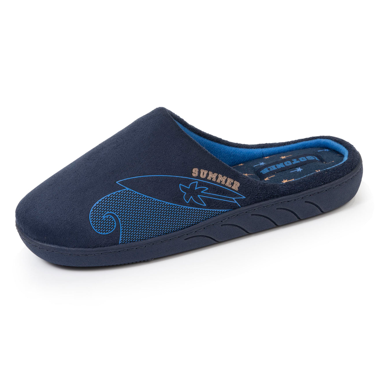 Chaussons mules Junior Marine Surf Isotoner - Main Image