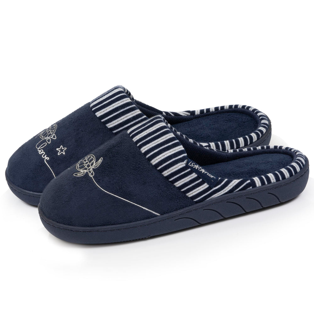 Chaussons mules Junior Marine Tortue - Isotoner