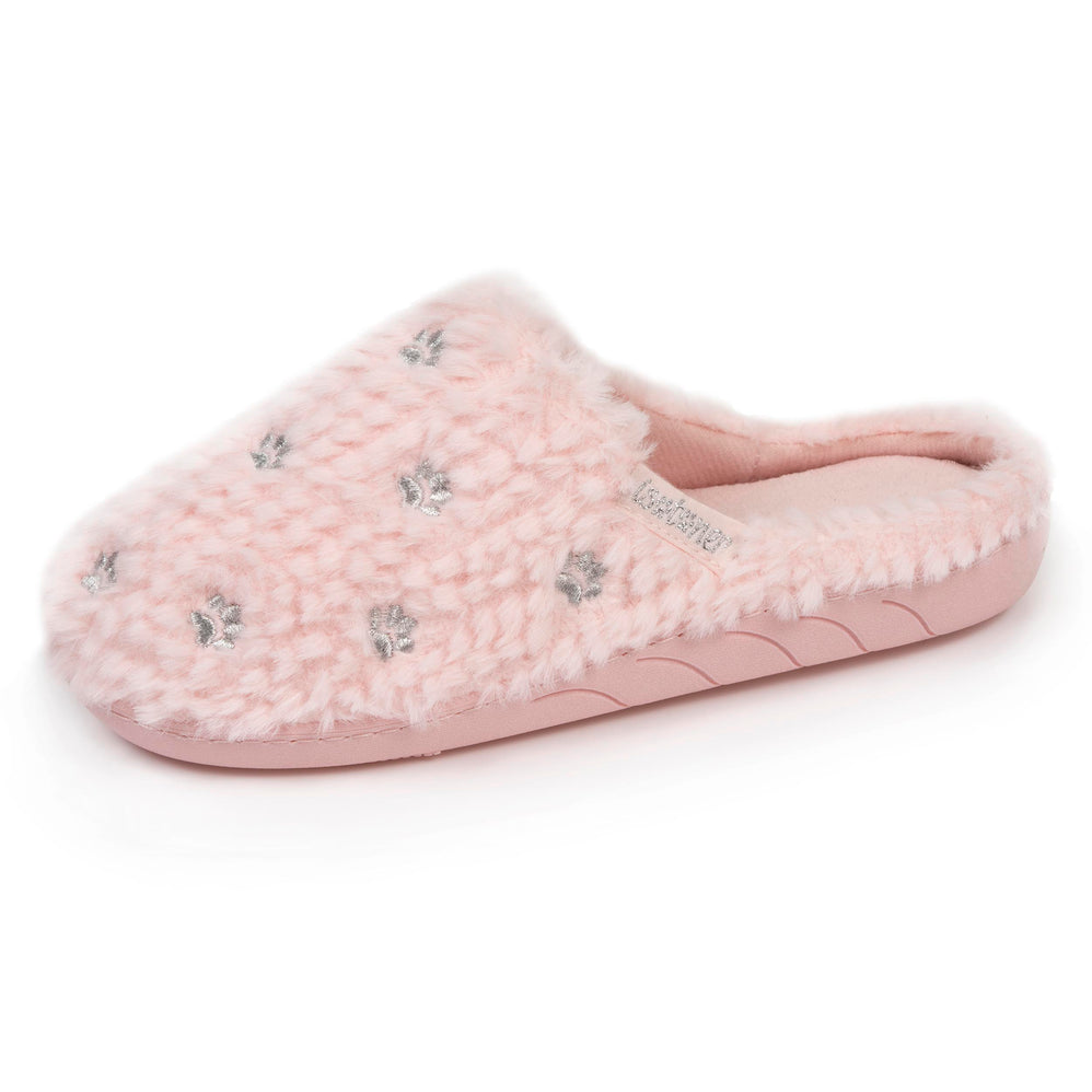 Chaussons mules Junior Rose chat - Isotoner