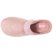 Chaussons mules crantées Femme Rose