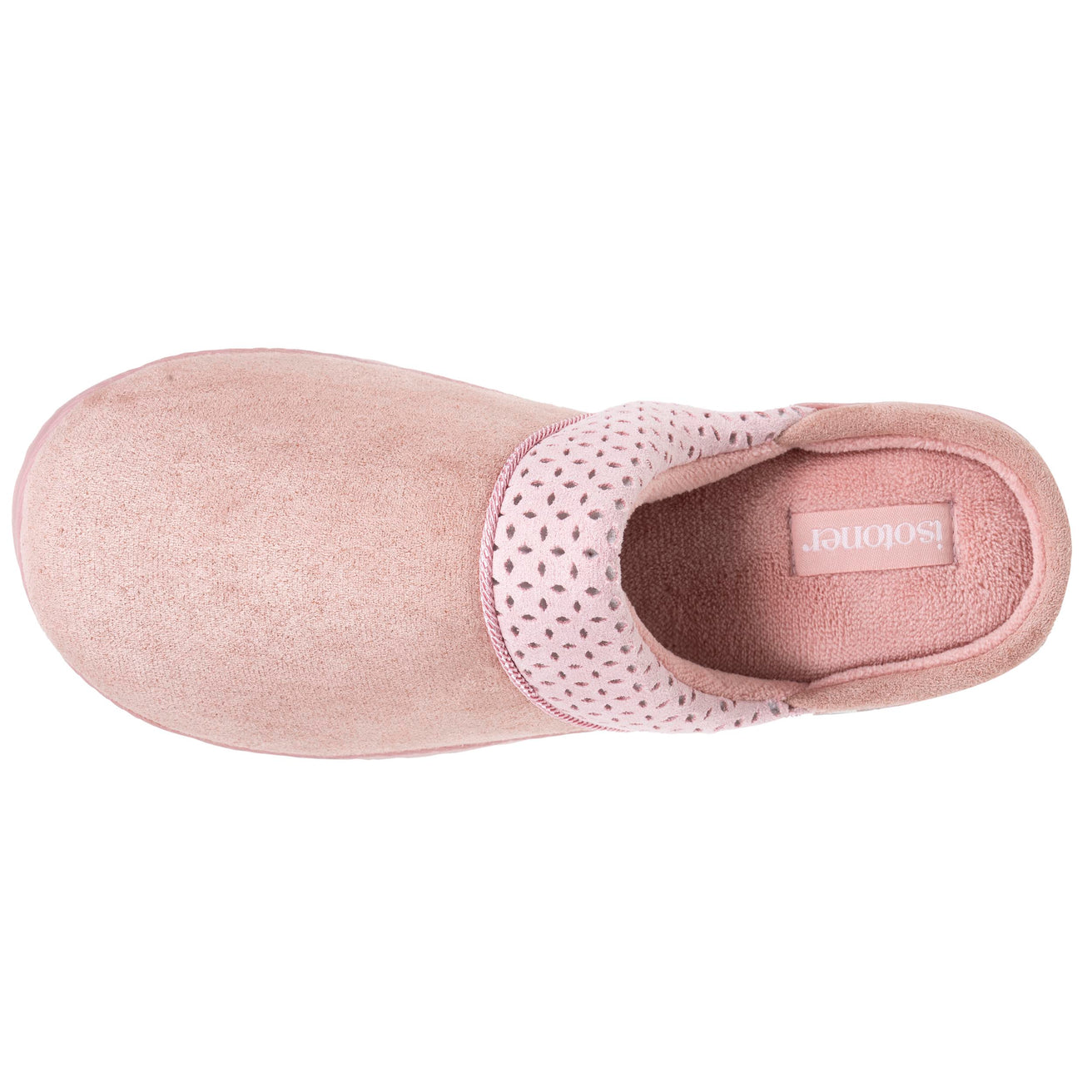 Chaussons mules crantées Femme Rose