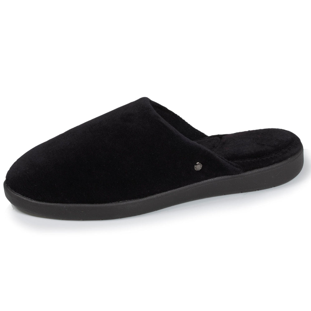 Chaussons mules Femme grand confort Noir - Isotoner