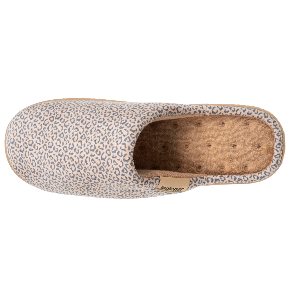 Chaussons mules Femme Léopard beige - Isotoner