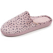 Chaussons mules ergonomiques Femme Léopard blush