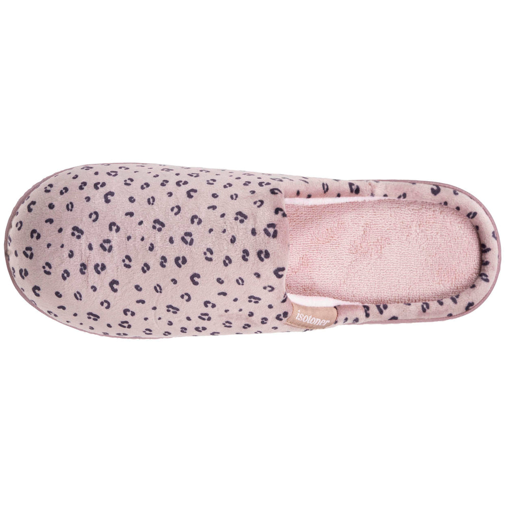 Chaussons mules Femme Léopard blush - Isotoner