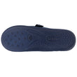 Chaussons mules ergonomiques Femme Marine nœud graphique