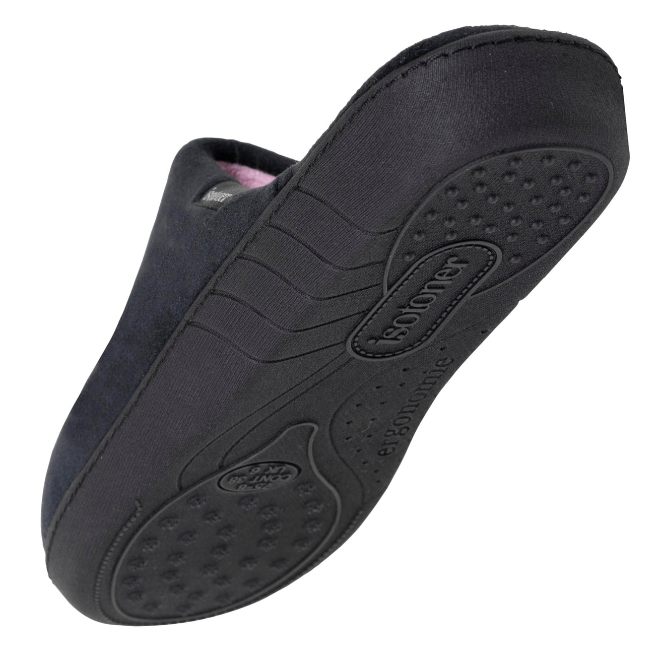 Chaussons mules ergonomiques Femme Noir
