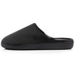 Chaussons mules Homme Noir intérieur rayures