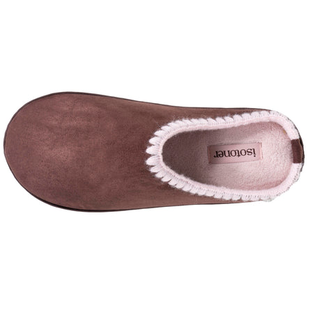Chaussons mules plateforme Femme Cachou - Isotoner