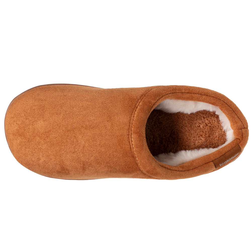 Chaussons mules plateforme Femme Camel - Isotoner