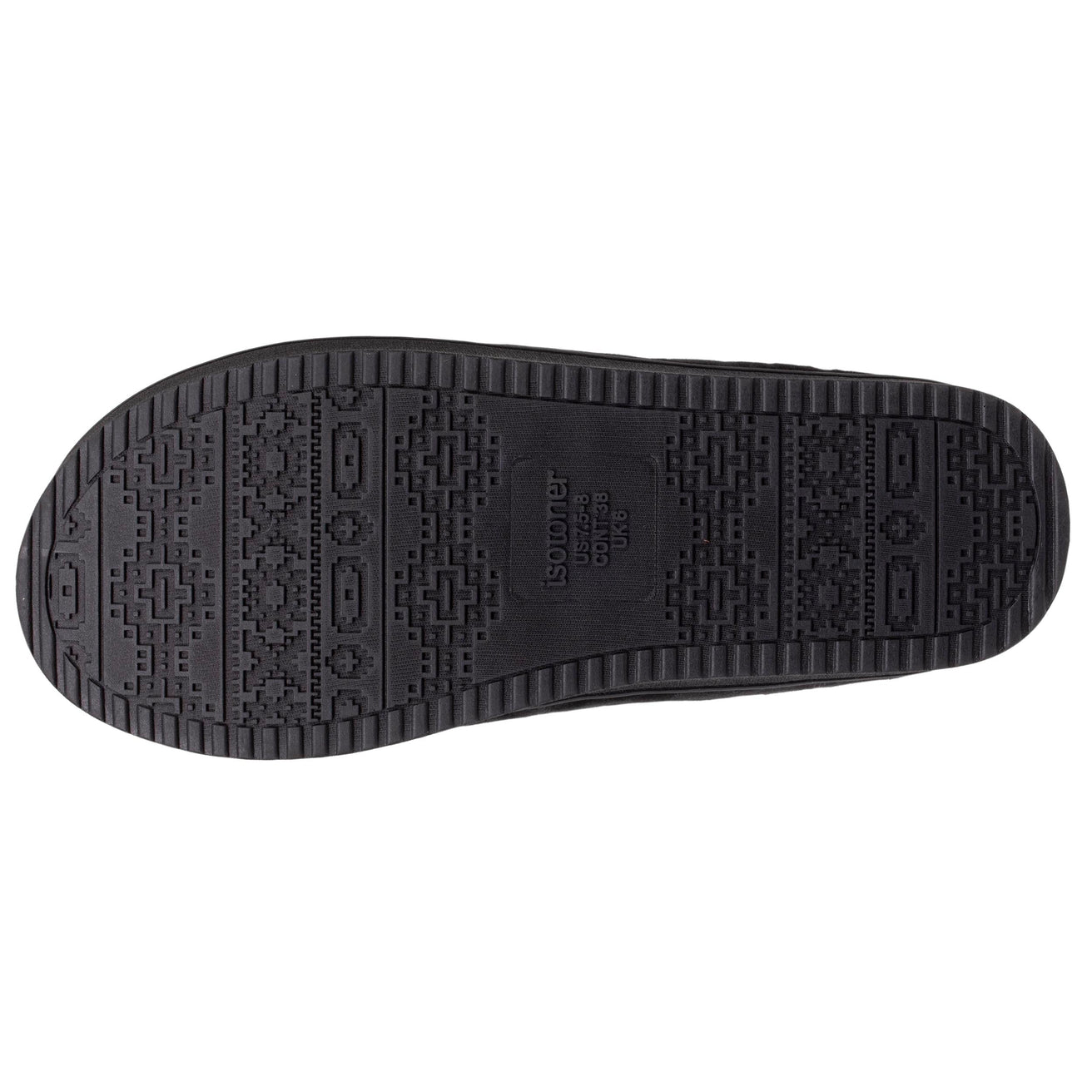 Chaussons mules plateforme Femme Noir