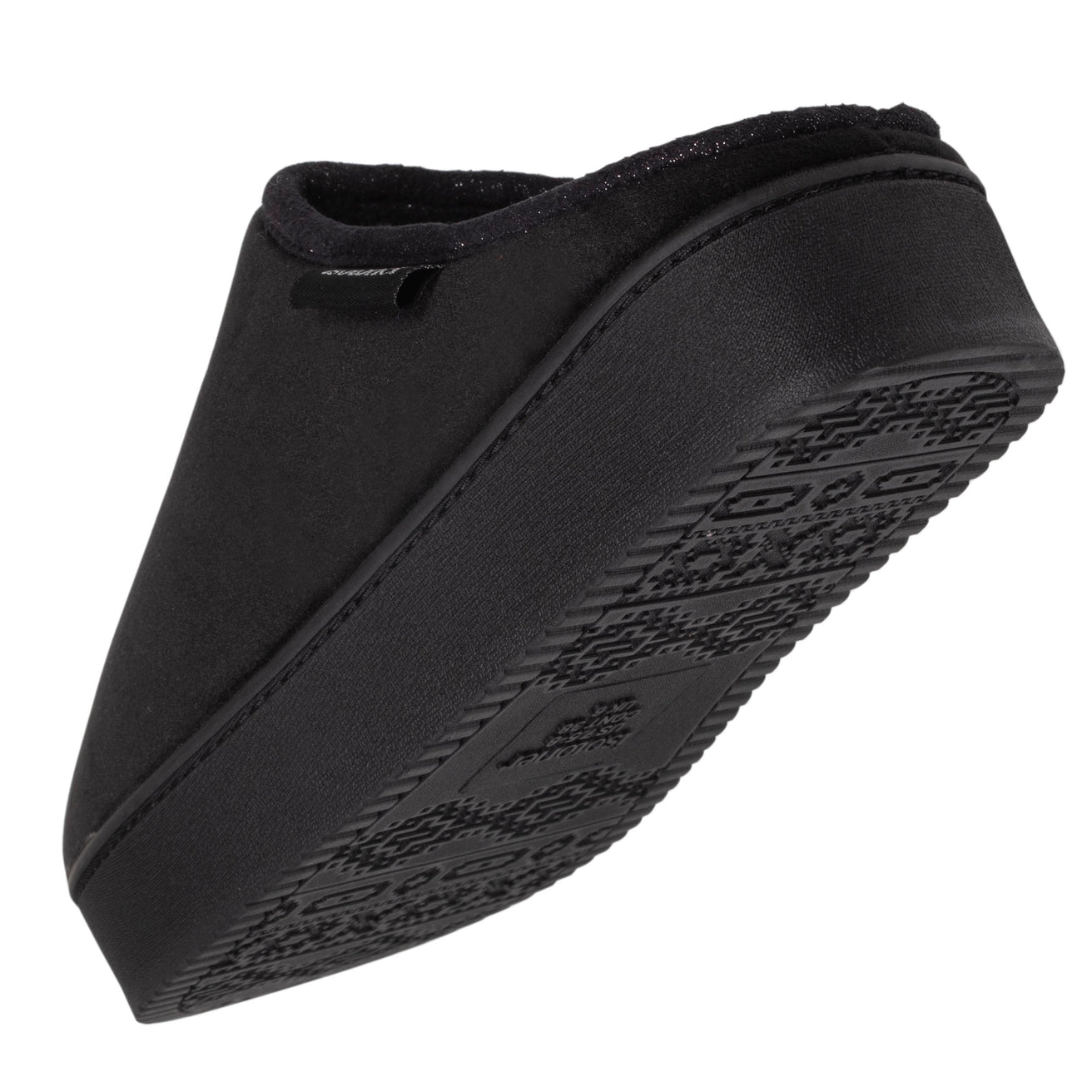 Chaussons mules plateforme Femme Noir