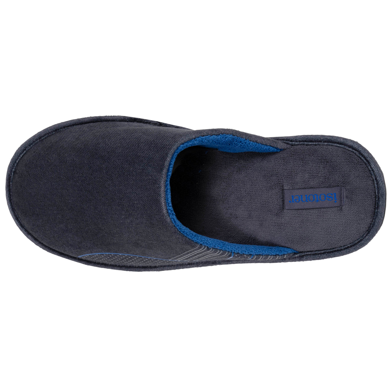 Chaussons mules plates Homme Bleu Denim