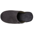 Chaussons mules plates Homme Gris chiné
