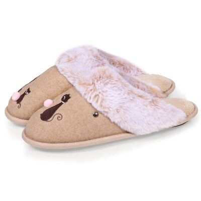 Isotoner Chaussons Mules Fille Tortue – Pantoufles Confortables à Enfiler Avec Soutien Voûte Plantaire