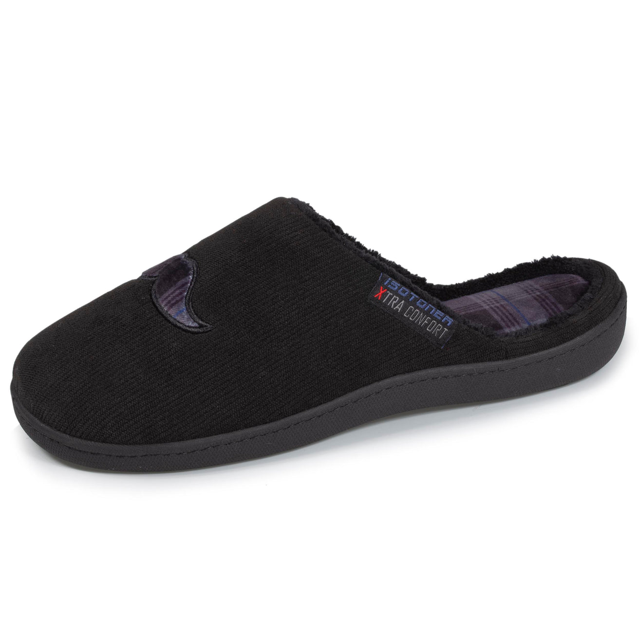Chaussons mules XTRA Confort Homme Noir