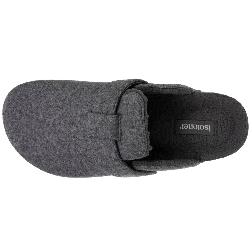 Chaussons sabots Homme Gris chiné - Isotoner