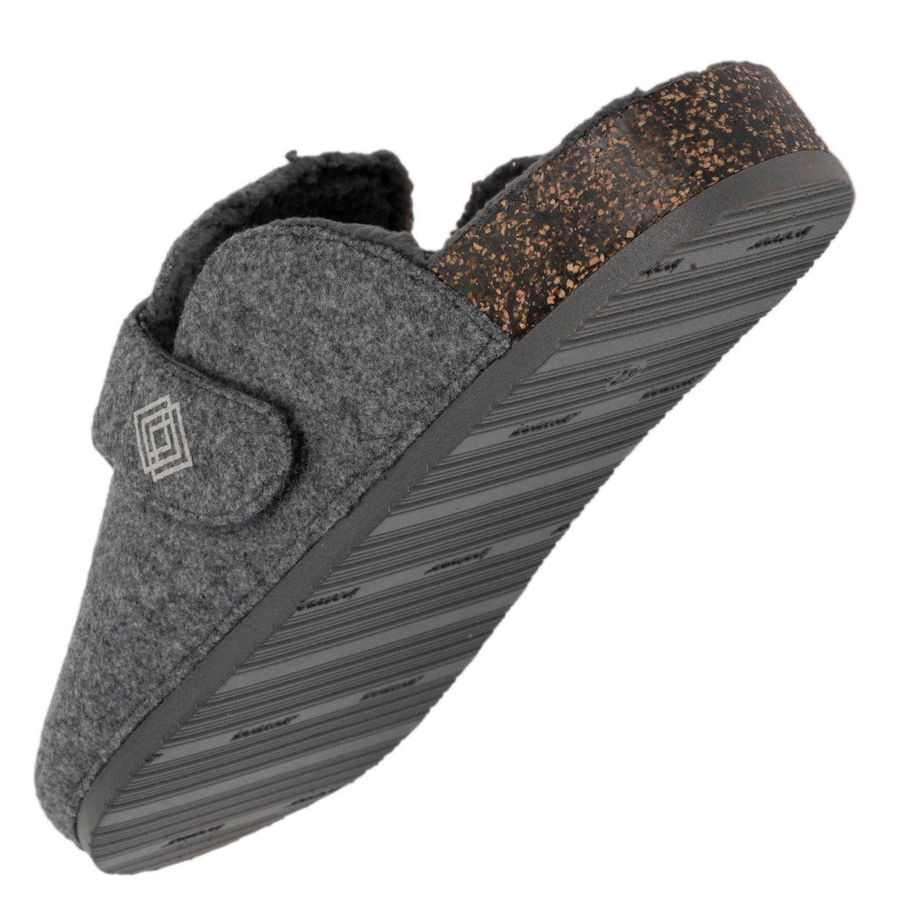 Chaussons sabots Homme Gris chiné