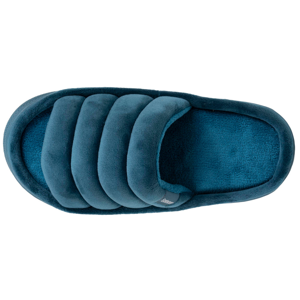 Chaussons sandales Femme BLOUP Bleu canard - Isotoner
