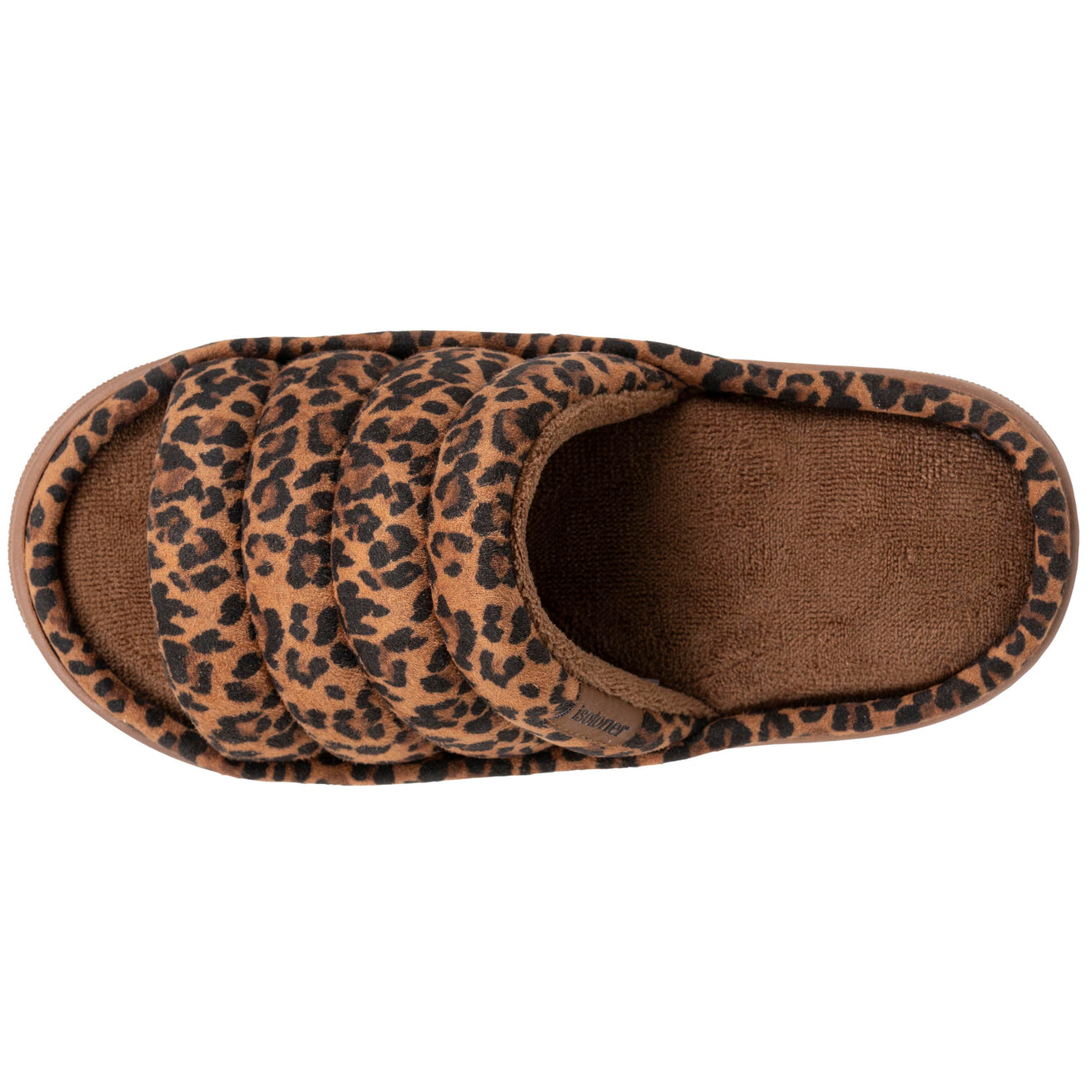 Chaussons sandales BLOUP Femme Léopard camel