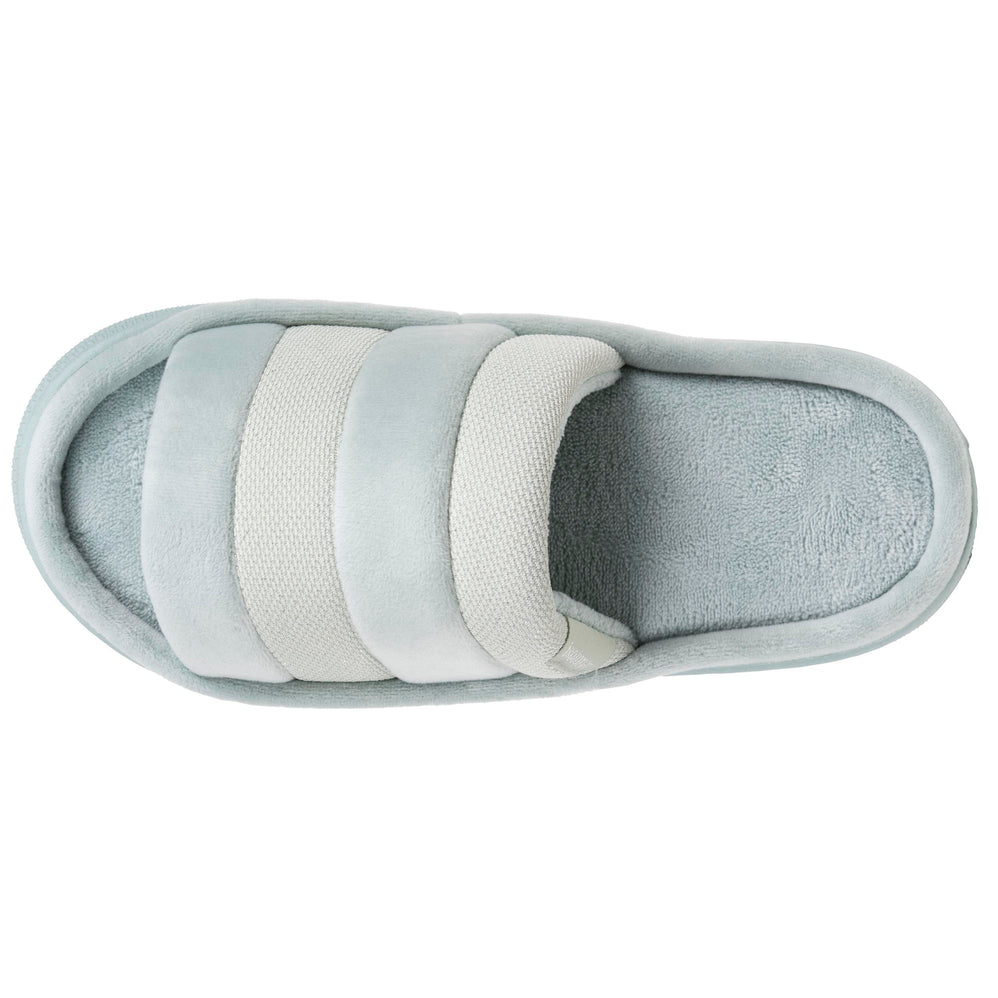 Chaussons sandales Femme BLOUP Vert amande - Isotoner