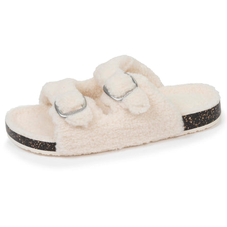 Chaussons sandales Femme Ivoire - Isotoner