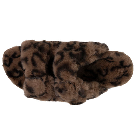 Chaussons sandales Femme Léopard - Isotoner