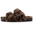 Chaussons sandales Femme Léopard