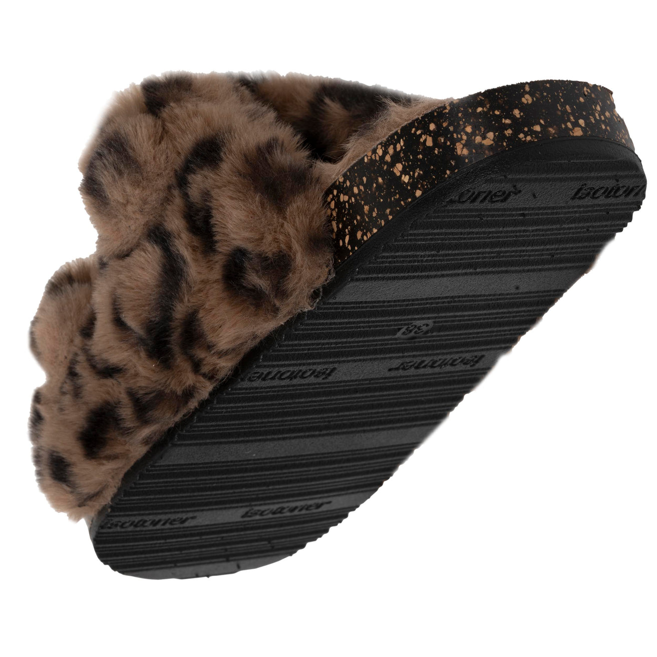 Chaussons sandales Femme Léopard