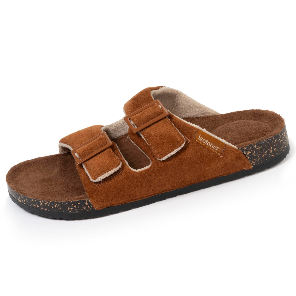 Chaussons sandales Homme confort Camel - Isotoner