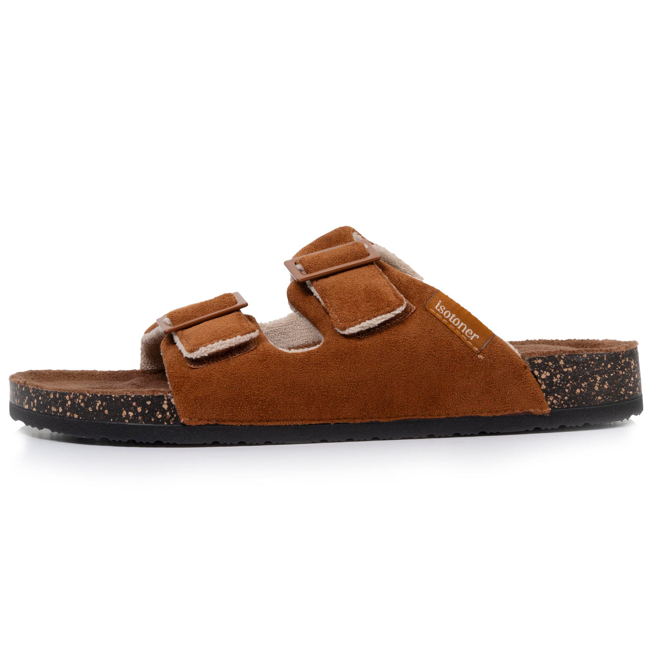 Chaussons sandales Homme brides Camel