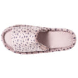 Chaussons sandales plateforme Femme Léopard blush