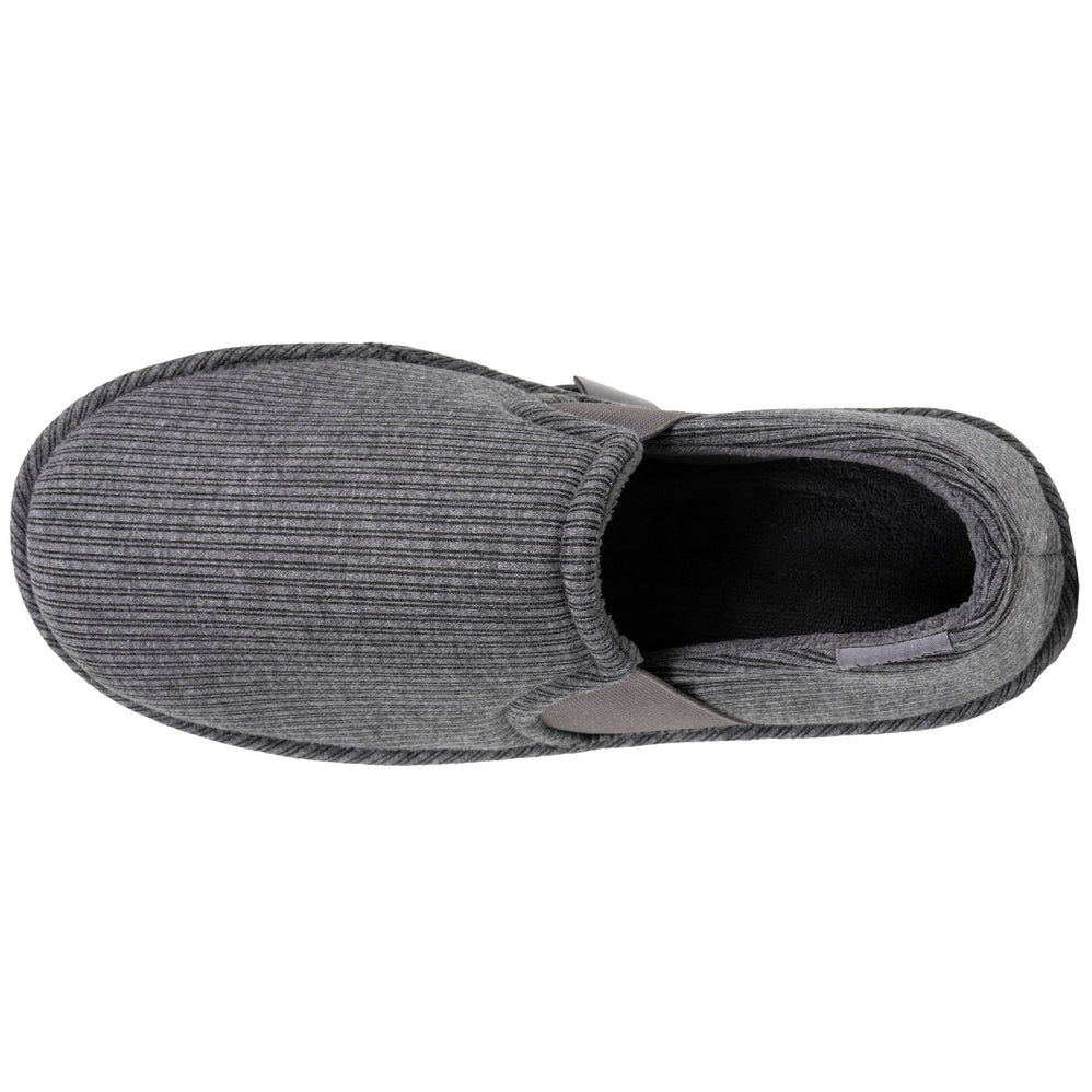 Chaussons sans-gênes Homme Rayure gris - Isotoner