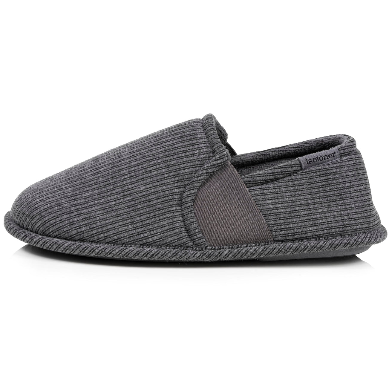 Chaussons sans-gênes Homme Rayure gris