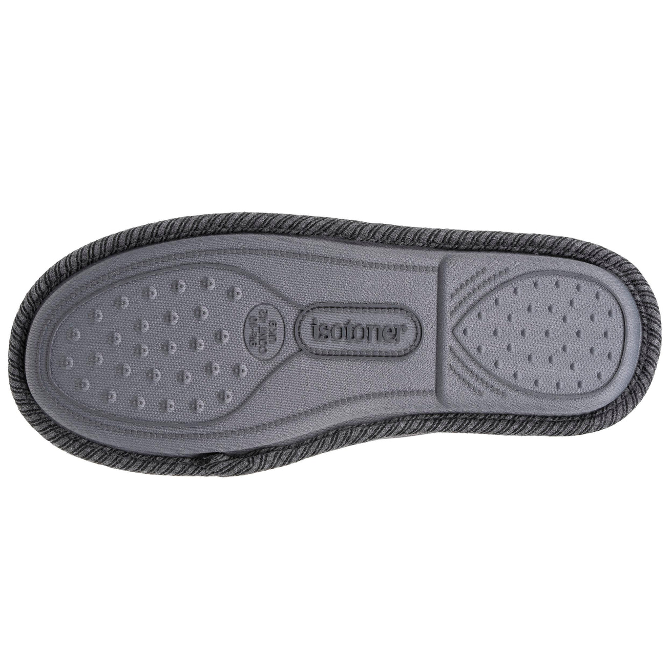 Chaussons sans-gênes Homme Rayure gris