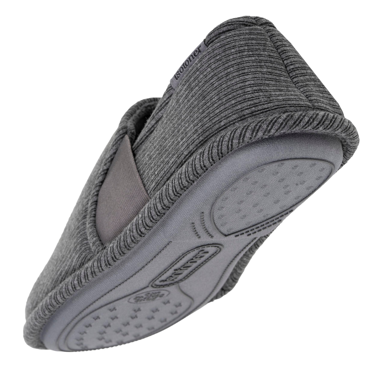 Chaussons sans-gênes Homme Rayure gris