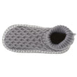Chaussons scandinaves Femme maille Gris