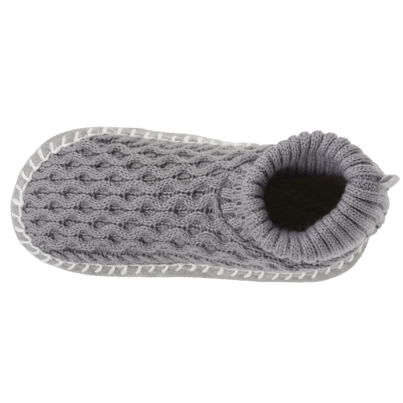 Chaussons scandinaves Femme maille Gris