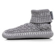 Chaussons scandinaves Femme maille Gris